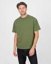 UTILITEES - 10oz Heavyweight Crew Neck T-Shirt - Olive