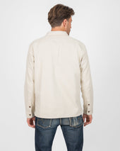 13oz Oxford Cloth Work Overshirt - Ivory