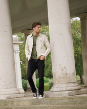 13oz Oxford Cloth Work Overshirt - Ivory