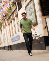 UTILITEES - 10oz Heavyweight Crew Neck T-Shirt - Olive