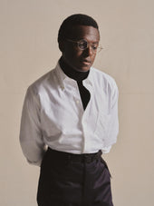 White Anatomica Oxford Cloth Button Down Shirt