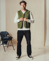 12oz Duck Canvas Hunting Vest - Olive