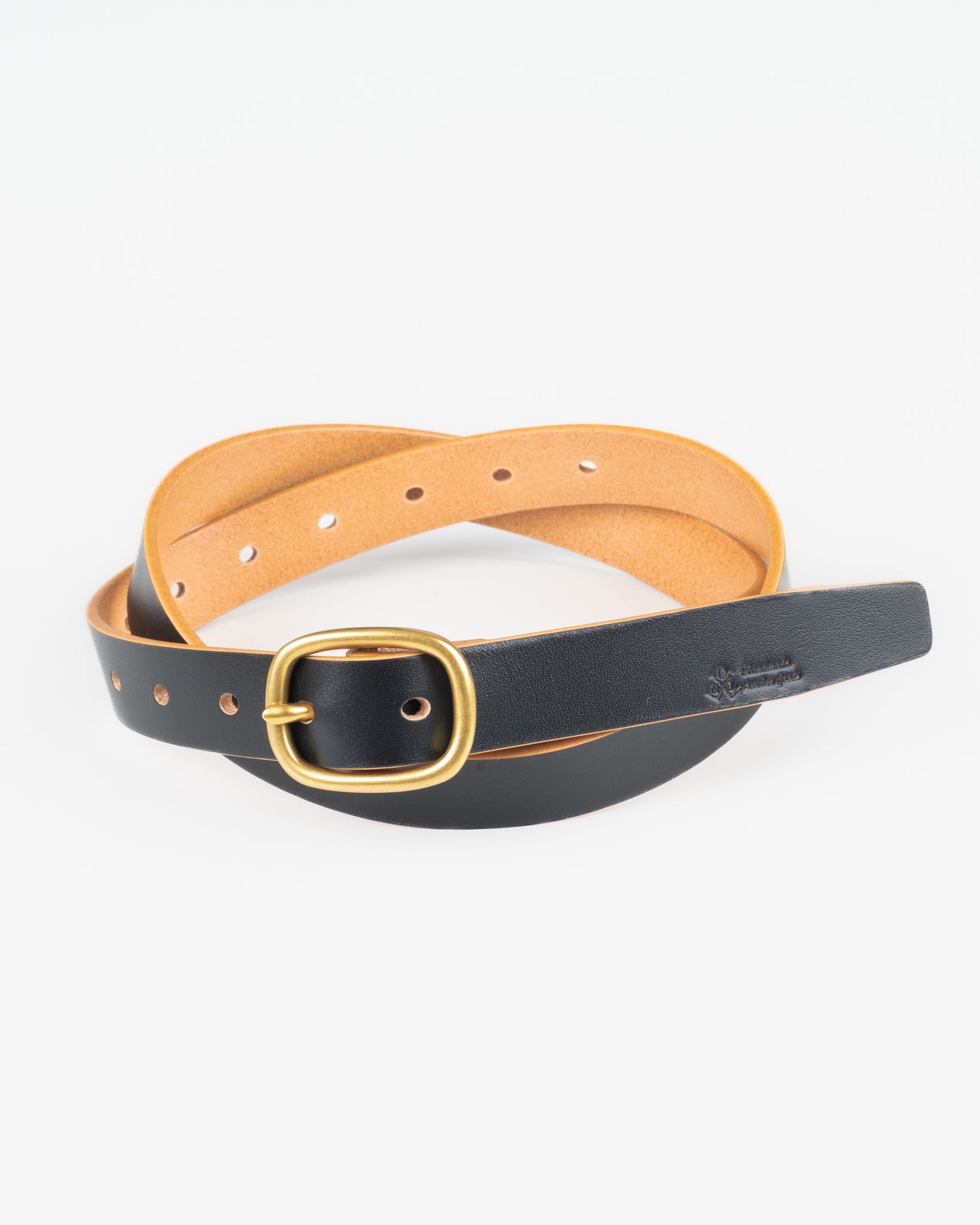 Ogl Obbies Dress Leather Belt Hand Dyed