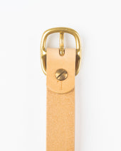 OGL Obbies Dress Leather Belt - Natural