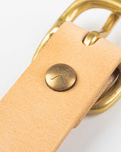 OGL Obbies Dress Leather Belt - Natural