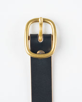 OGL Obbies Dress Leather Belt - Hand Dyed Black