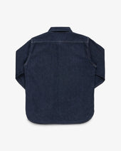 12oz Selvedge Denim Work Shirt With Snaps - Indigo
