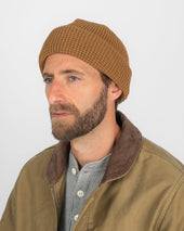 ROTOTO - Cotton Waffle Knit Watch Cap - Tan
