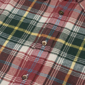 Alpi Shirt In Red Green Yellow And Blue Plaid Cotton Flannel