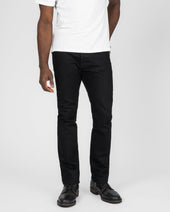 14oz Selvedge Denim Slim Cut Jeans - Black/Black