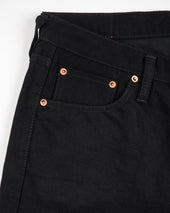 14oz Selvedge Denim Slim Cut Jeans - Black/Black