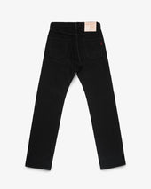 21oz Selvedge Denim Straight Cut Jeans - Superblack (Fades To Grey)