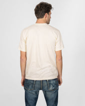 UTILITEES - 5.5oz Loopwheel Crew Neck T-Shirt - Natural Pigment Dyed Reed