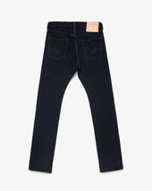 21oz Selvedge Denim Slim Cut Jeans - Indigo Overdyed Black