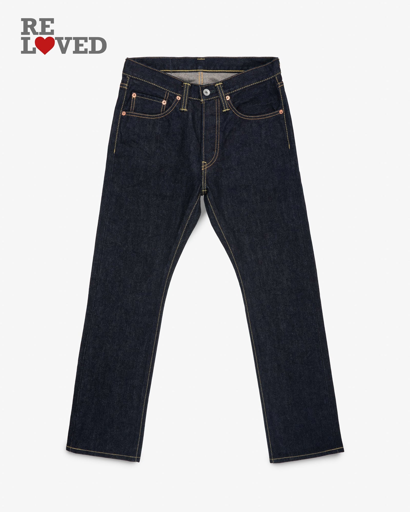 14oz Selvedge Denim Super Slim Cut Jeans Tag 30 Hemmed To 28 0