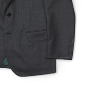 X Sartoria Carrara Jacket In Drapers Five Stars Superbio Grey Birdseye Wool