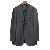 x Sartoria Carrara: jacket in Drapers Five Stars/Superbio grey birdseye wool (separates)
