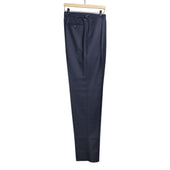 X Sartoria Carrara Side Tab Trousers In Drapers Five Stars Superbio Birdseye Wool