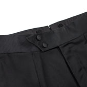 X Sartoria Carrara Tuxedo Trousers In Drapers Wool And Mohair Barathea
