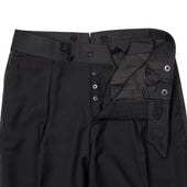 X Sartoria Carrara Tuxedo Trousers In Drapers Wool And Mohair Barathea