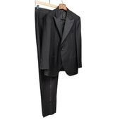 X Sartoria Carrara Single Breasted Peak Lapel Tuxedo Jacket In Drapers Wool And Mohair Barathea