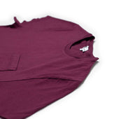 Aaktion Pocket Tee In Bordeux Cotton