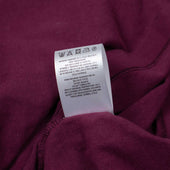 Aaktion Pocket Tee In Bordeux Cotton
