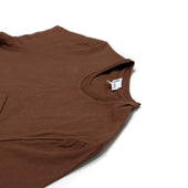 Aaktion Pocket Tee In Marrone Cotton