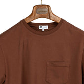 Aaktion Pocket Tee In Marrone Cotton