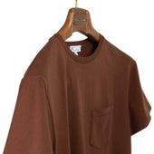 Aaktion Pocket Tee In Marrone Cotton