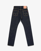 17oz Selvedge Denim Relaxed Tapered Cut Jeans - Natural Indigo