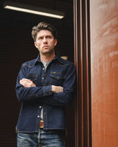 12oz Selvedge Denim Western Shirt - Indigo