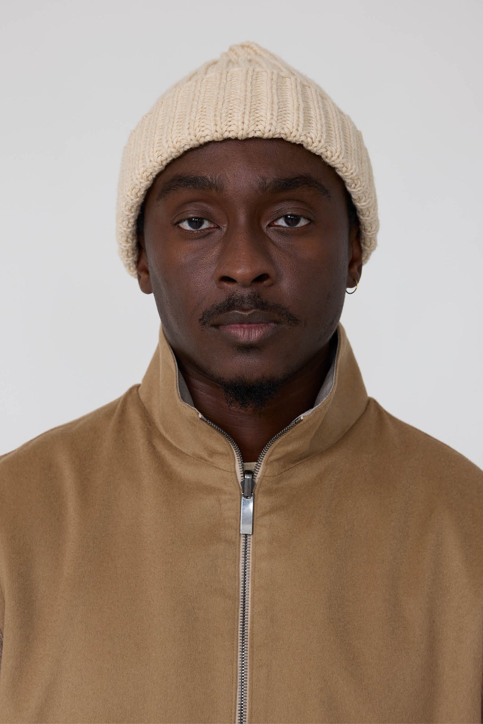 Watch Cap Undyed Cashmere