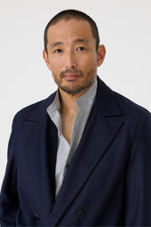 Double Breasted Shirt Jacket Wool Cashmere Flannel
