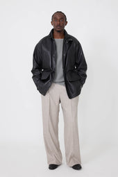 Traveler Jacket (Black Plongé Leather)