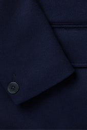 Single Breasted Overcoat Brushed Cashmere