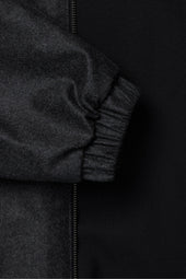 Reversible Blouson Wool Cashmere Flannel