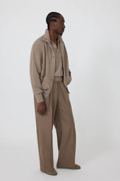 Ribbed Blouson Undyed Cashmere