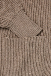 Ribbed Blouson Undyed Cashmere