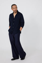Knit Shirt Wool Silk