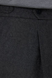 Single Pleat Trouser Wool Cashmere Flannel