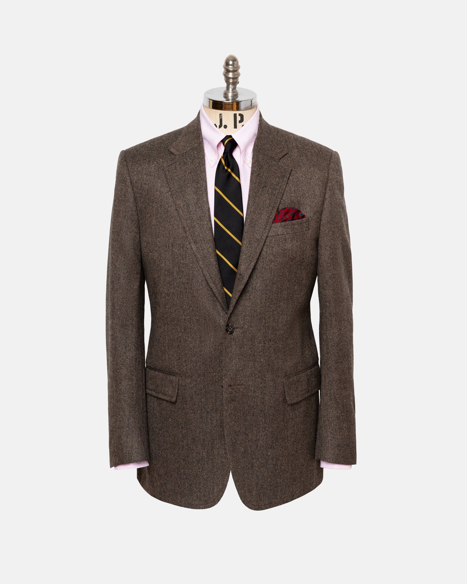 Made In Canada Herringbone Pure Cashmere Sport Coat