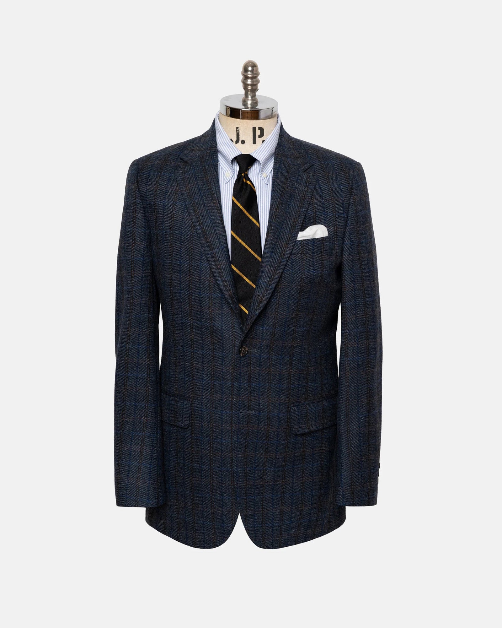 Made In Canada Herringbone With Windowpane Sport Coat