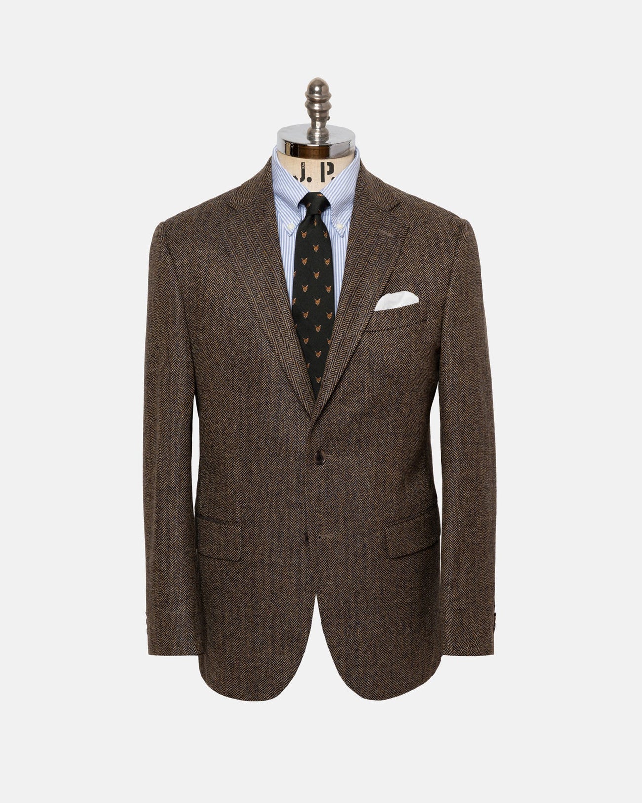 Made In Canada Herringbone Wool Cashmere Sport Coat