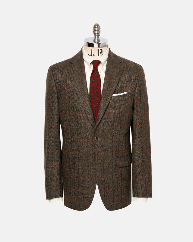 Made In Canada Herringbone Wool Cashmere Sport Coat