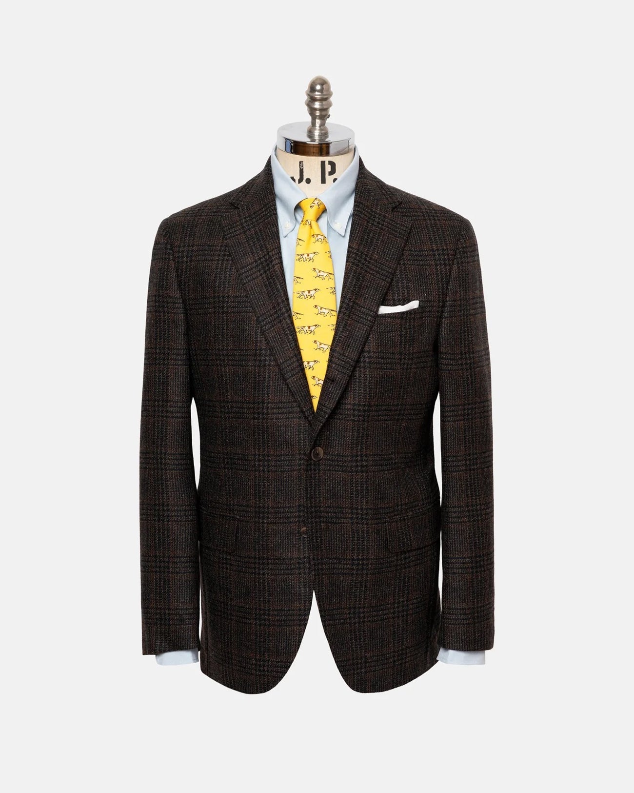 Made In Canada Plaid Wool Cashmere Sport Coat