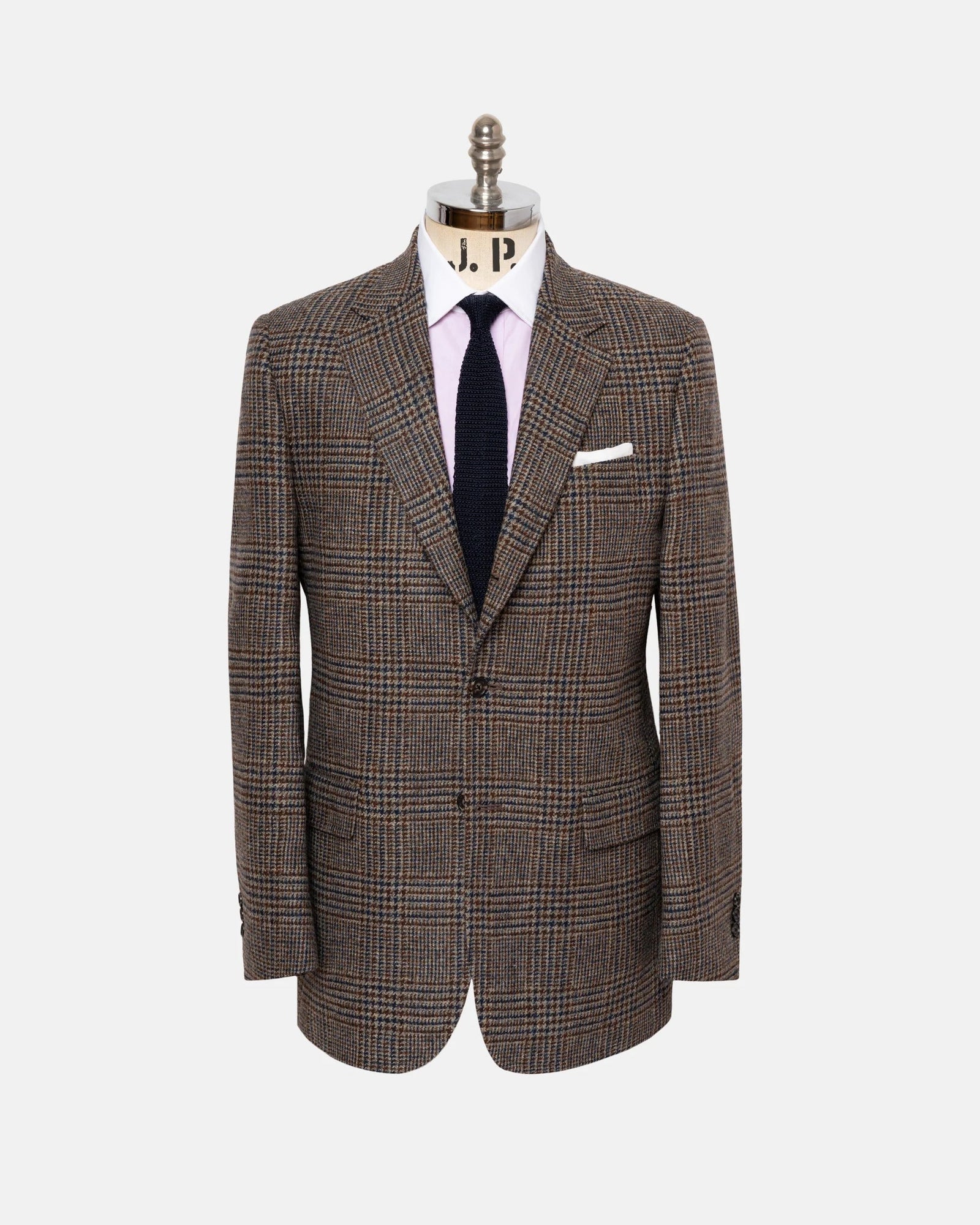 Made In Canada Navy Olive Plaid Sport Coat