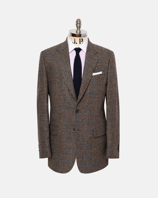 Made In Canada Navy Olive Plaid Sport Coat