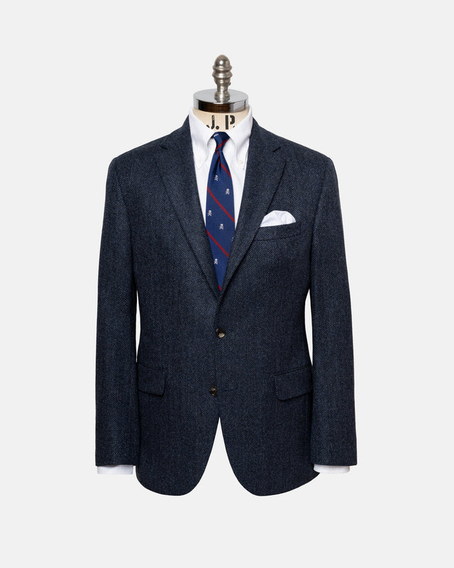 Made In Canada Herringbone Wool Cashmere Sport Coat