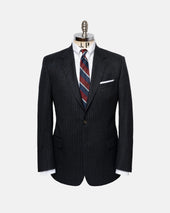 Made In Canada Chalkstripe Wool Flannel Suit